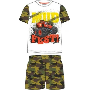 CHLAPECKÉ LETNÍ PYŽAMO BLAZE, PLAMÍNEK A ČTYŘKOLÁCI > varianta 94731 > 98