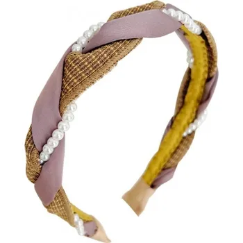 Čelenka Carla Dámská čelenka do vlasů Untem hnědá Univerzální