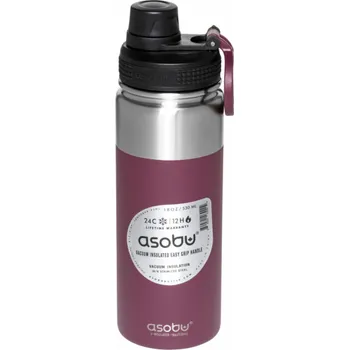 Termoska Asobu Alpine Flask Bottle Burgundy, 0.53 L