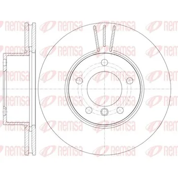 Brzdový kotouč Brzdový kotouč REMSA 6974.10
