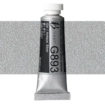 Vodová barva Kvašová barva Holbein 15ml - Antique Silver