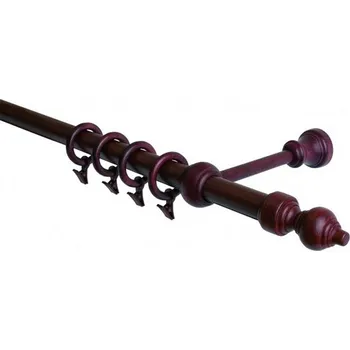 Garnýž Garnýž 140 cm jednořadá odstín mahagon