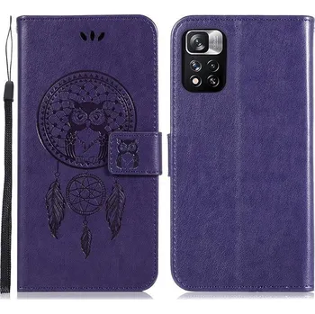 Pouzdro na mobilní telefon Dream PU kožené peněženkové pouzdro na mobil Xiaomi Redmi Note 11 Pro+ 5G - fialové