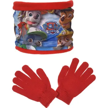 Šála SUN CITY Set nákrčník a rukavice Paw Patrol – fleece
