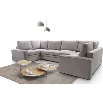 Sedací souprava Rohová sedačka CANADA U šedá