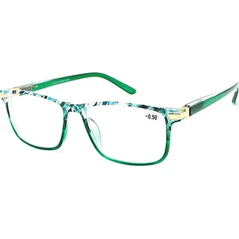 Brýle na čtení Dioptrické brýle V3075 / -3,50 green flex