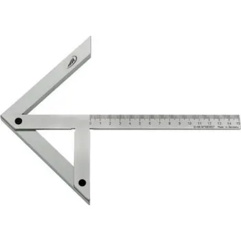 Úhloměr Úhelník středicí 100x70mm, helios-preisser, 0380103