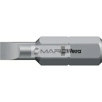 Bit Wera Bit 1/4", plochý 0,5 x 3,0 mm, houževnaté prévedení, 102-056200