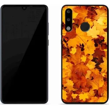 Pouzdro na mobilní telefon Gelový kryt mmCase na mobil Huawei P30 Lite - javorové listy