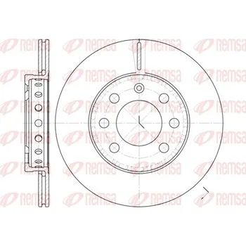 Brzdový kotouč Brzdový kotouč REMSA 6595.00