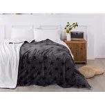 XPOSE® Mikroplyšová deka TARA s beránkem - šedá 200x220 cm, Mikroplyš s beránkem + Prodloužená možnost vrácení zboží do 50 dnů
