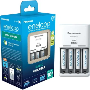 Panasonic Eneloop (KJ51MCD04E) + 4x AAA