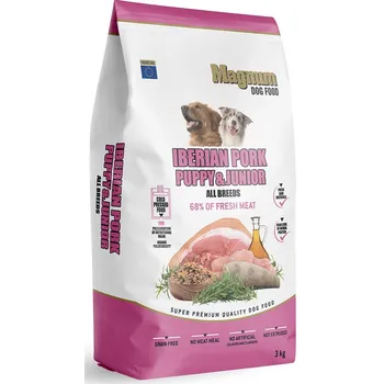 Magnum Dog Food Puppy/Junior Iberian Pork/Chicken/Fish, 3 kg