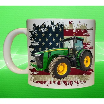 hrnek s traktorem John Deere 8320R