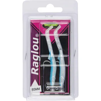 Rybářský háček RAGOT Nástraha na mořský rybolov Raglou Spid 8,5 cm šedá 2 ks MODRÝ