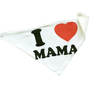 BABY´S WEAR Bavlnený slintáček pro miminka - I Mama