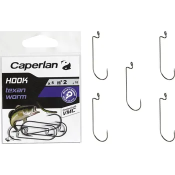 Rybářský háček CAPERLAN Texaský háček Hook Texan Worm vel. 2 2