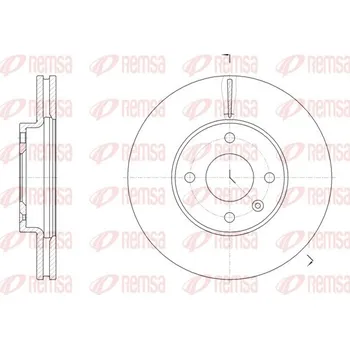 Brzdový kotouč Brzdový kotouč REMSA 61456.10