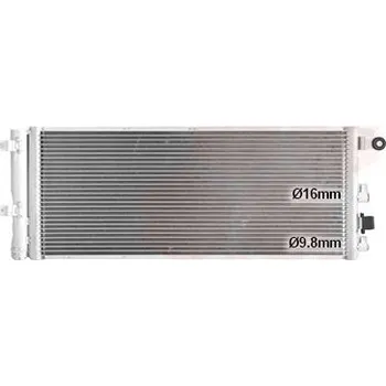 Klimatizace automobilu Kondenzátor, klimatizace VAN WEZEL 53015725