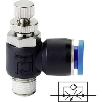 Ventil Pneumatics & Hydraulics Úhlový škrtící ventil 16 - R3/8"