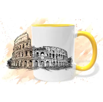 Hrnek - Coloseum Barva: Žlutá