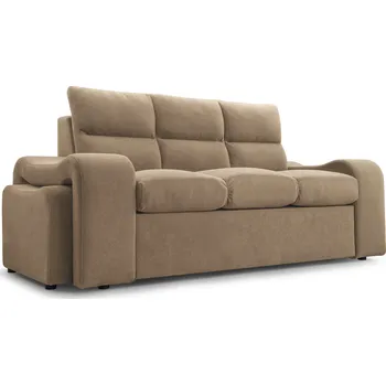 Sedací souprava Pohovka WEROS béžová + 2 taburety