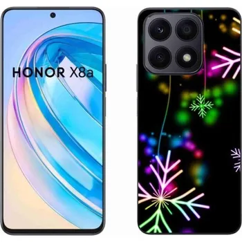 Pouzdro na mobilní telefon Gelový kryt mmCase na mobil Honor X8a - barevné vločky