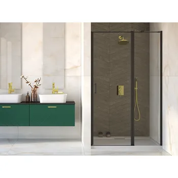 Hopa Exo-C Sprchové dveře 100 cm, otevírací, Černá matná / Transparent, BCEXOC100BC