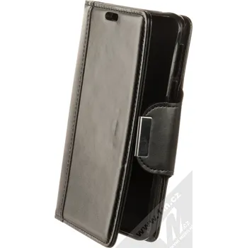 Pouzdro na mobilní telefon 1Mcz Smooth Hoof Book flipové pouzdro pro Nokia 7.1 černá (black)