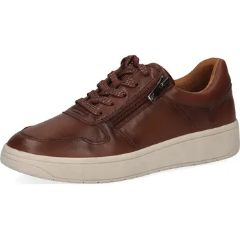 Dámské polobotky Dámské kožené polobotky 9-23301-41-335 Caprice hnědé Barva: cognac softnap, Velikost: 41