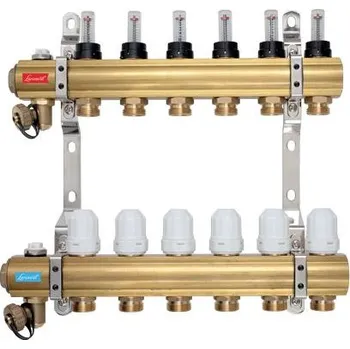 rozdělovač topení Rozdělovač 6-cestný, Lansanit