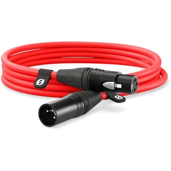 Příslušenství ke zvukové technice RODE XLR CABLE-3m red - XLR/XLR kabel