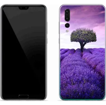 Pouzdro na mobilní telefon Gelový kryt mmCase na mobil Huawei P20 Pro - levandulová louka