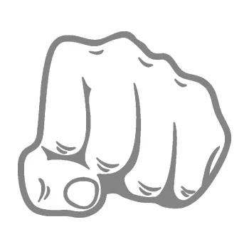 Samolepící dekorace SAMOLEPKA Pěst 003 pravá (17 - šedá) NA AUTO, NÁLEPKA, FÓLIE, POLEP, TUNING, VLASTNÍ TEXT, TISK, AUTOSAMOLEPKY.cz, POLEPY, OBRÁZEK, LOGO, SAMOLEPKY