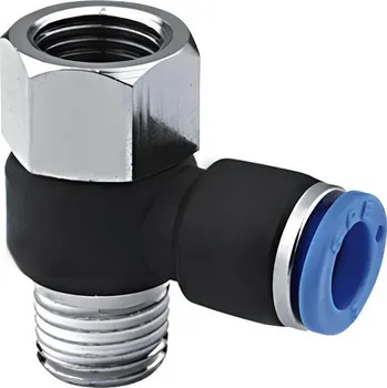 Fitinka Pneumatics & Hydraulics L-spojka průchozí - 12 - R3/8"