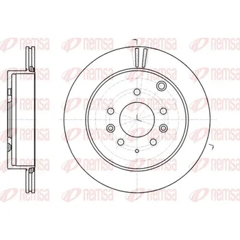 Brzdový kotouč Brzdový kotouč REMSA 61237.10
