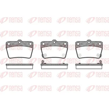 Brzdová destička Sada brzdových destiček, kotoučová brzda REMSA 0839.02