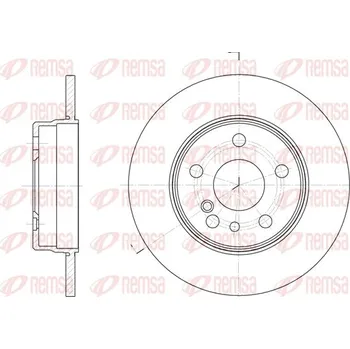 Brzdový kotouč Brzdový kotouč REMSA 6332.00
