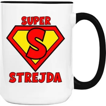 Hrnek velký barevný s potiskem Superman na hrnku - strejda