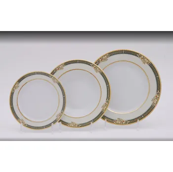 Sada nádobí Leander, talířová souprava Mary-Anne s dekorem meruněk, 18-ti dílná