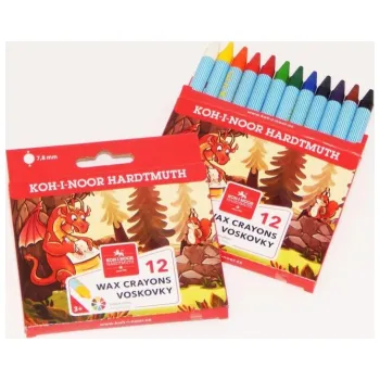 Pastelky voskové - 12 barev