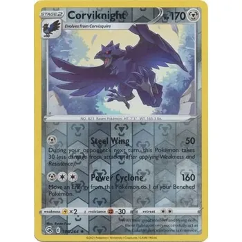 Sběratelská karetní hra Pokémon karta Corviknight 190/264 Reverse Holo - Fusion Strike