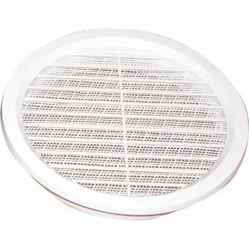 Stavebniny Mřížka větrací se síťovinou plastová, pr.125mm BÍ