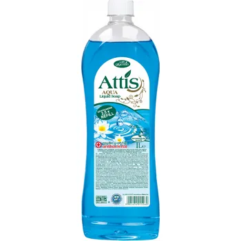 Mýdlo Attis antibakteriální tekuté mýdlo modré