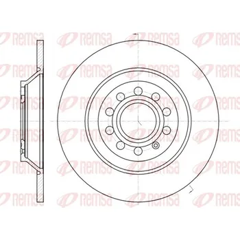 Brzdový kotouč Remsa 61207.00 Brzdový kotouč