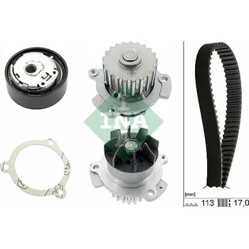 Vodní pumpa + sada ozubeného řemene INA 530 0663 30