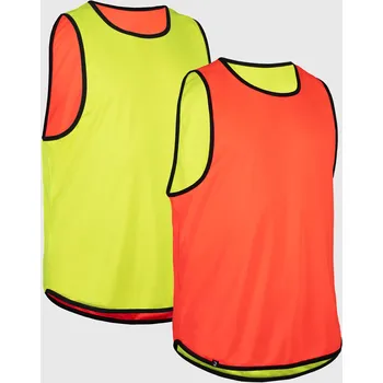 KIPSTA Ragbyový oboustranný rozlišovací dres R500 žluto-oranžový 2XL ORANŽOVÁ|ZELENÁ|ČERVENÁ|ŽLUTÁ