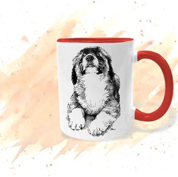 Hrnek - Moskevský strážní pes Barva: Červená