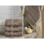 XPOSE® Bambusový ručník CATANIA - světle hnědý 50x90 cm, Bambus + Prodloužená možnost vrácení zboží do 50 dnů