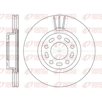 Brzdový kotouč Brzdový kotouč REMSA 6672.10